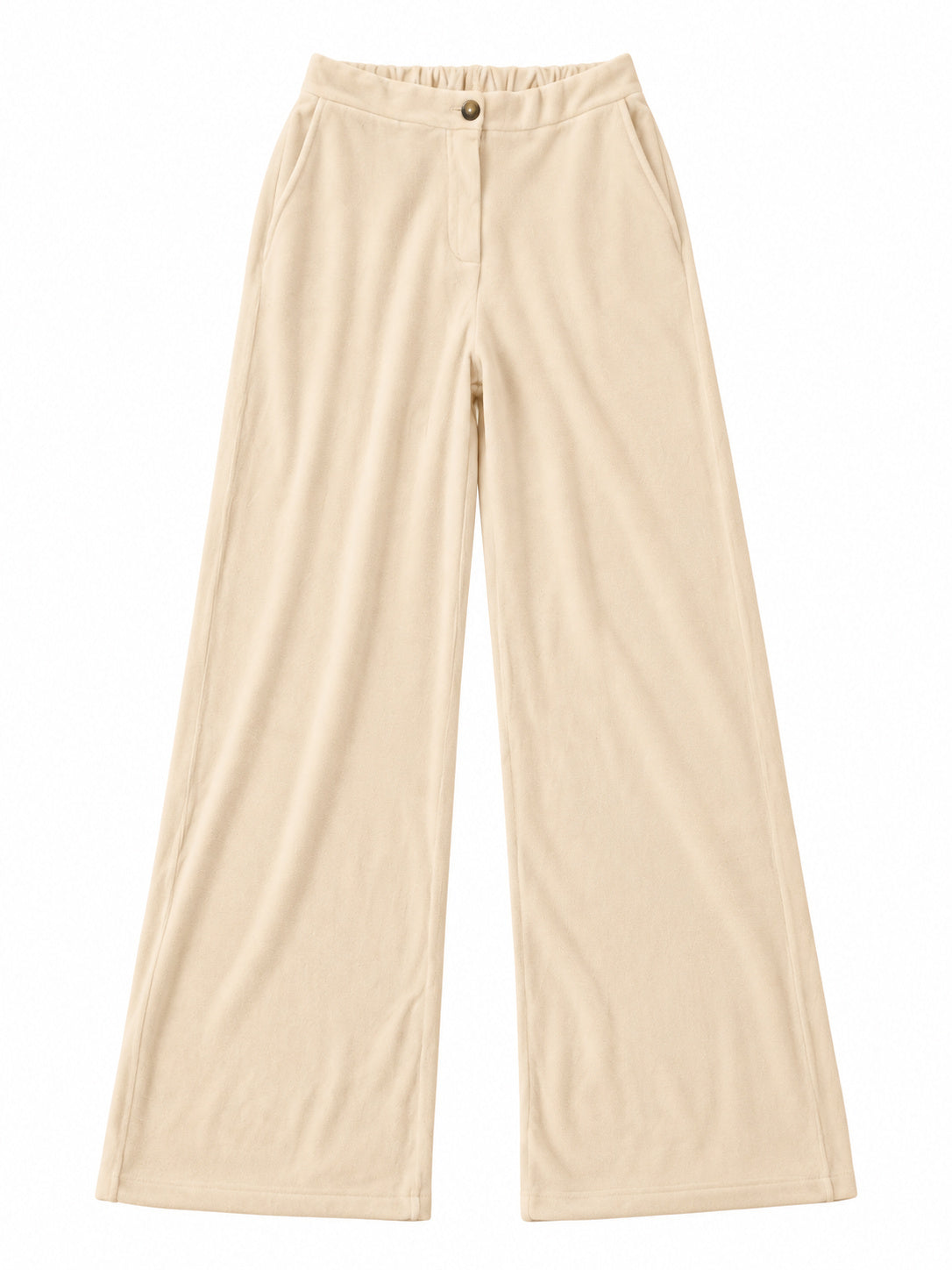 Pantalone in Ciniglia panna