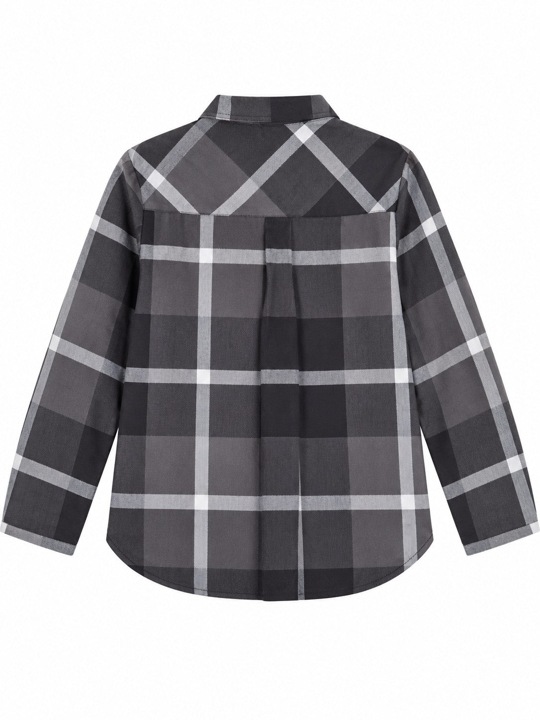 Blusa a Quadri Antracite