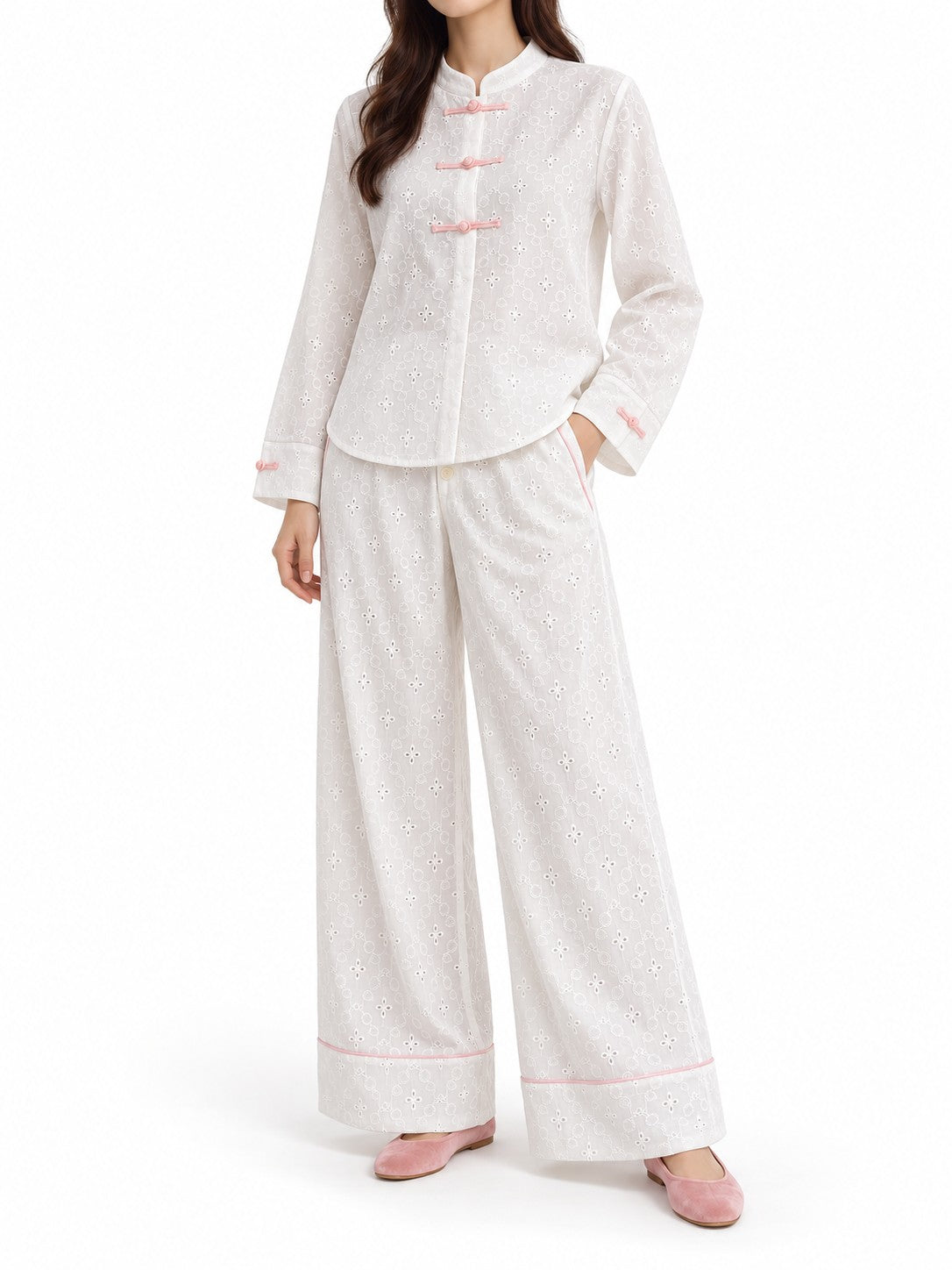 Blusa in Sangallo