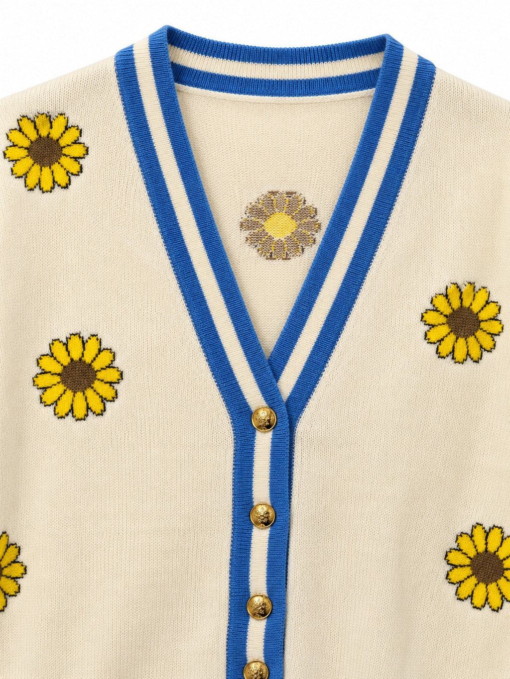 Cardigan Snoopy in Cotone panna/azzurro