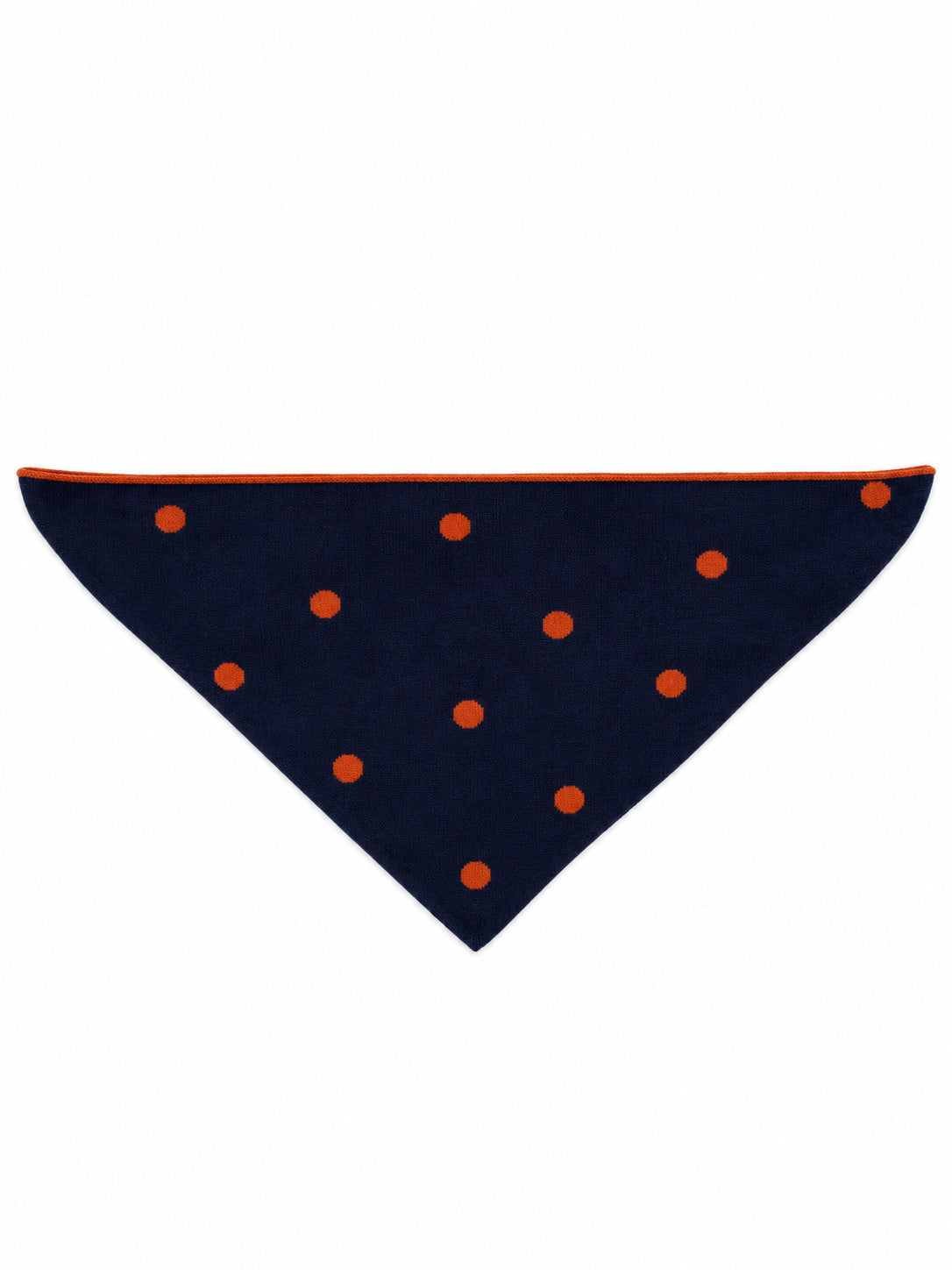 Foulard in Lana e Cachemire blu/arancione