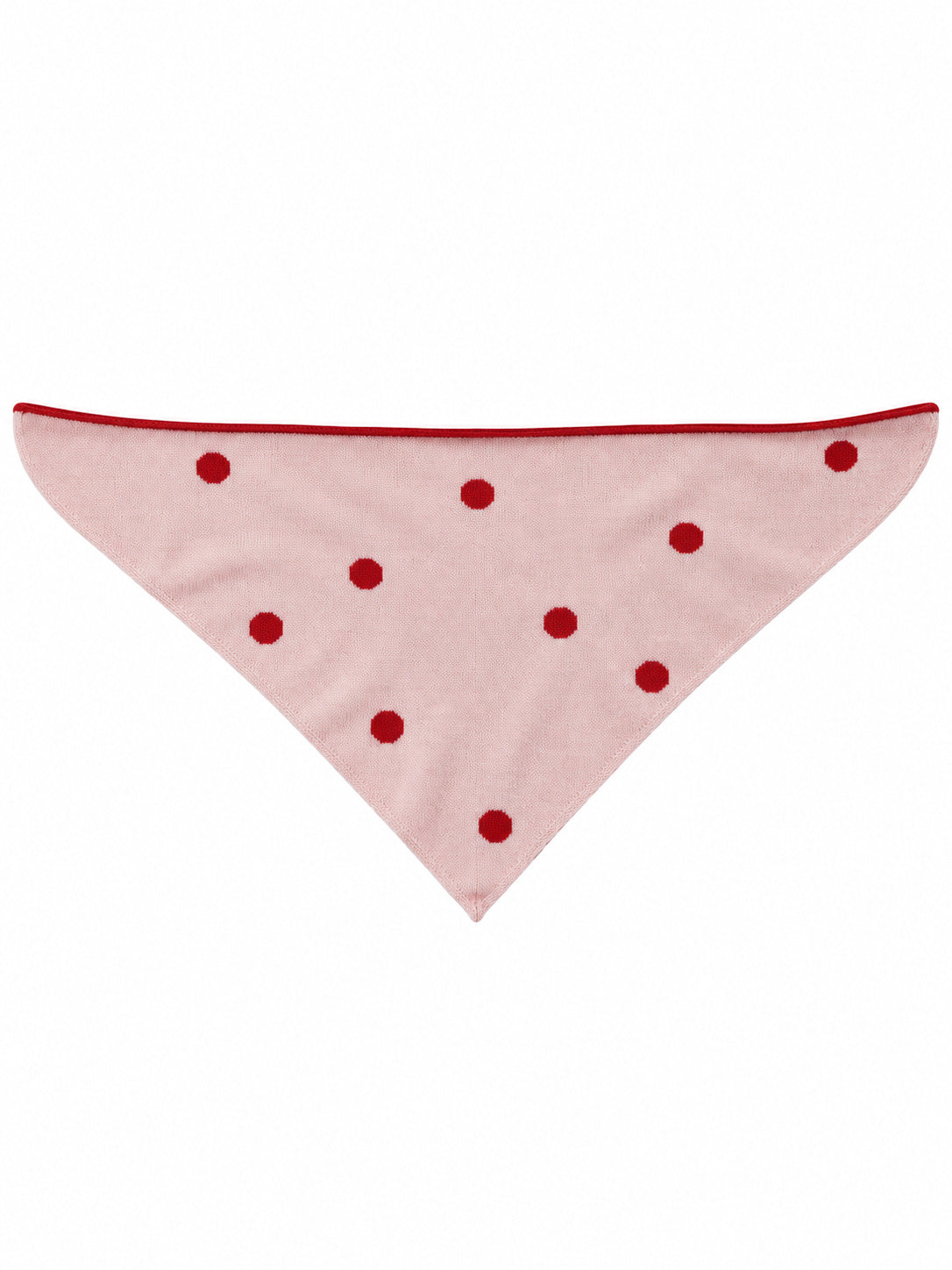 Foulard in Lana e Cachemire rosa/rosso