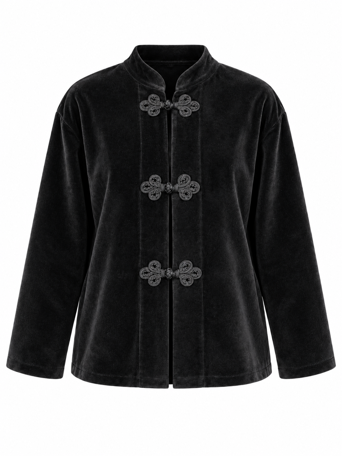 Kimono nero con tre alamari, S/M