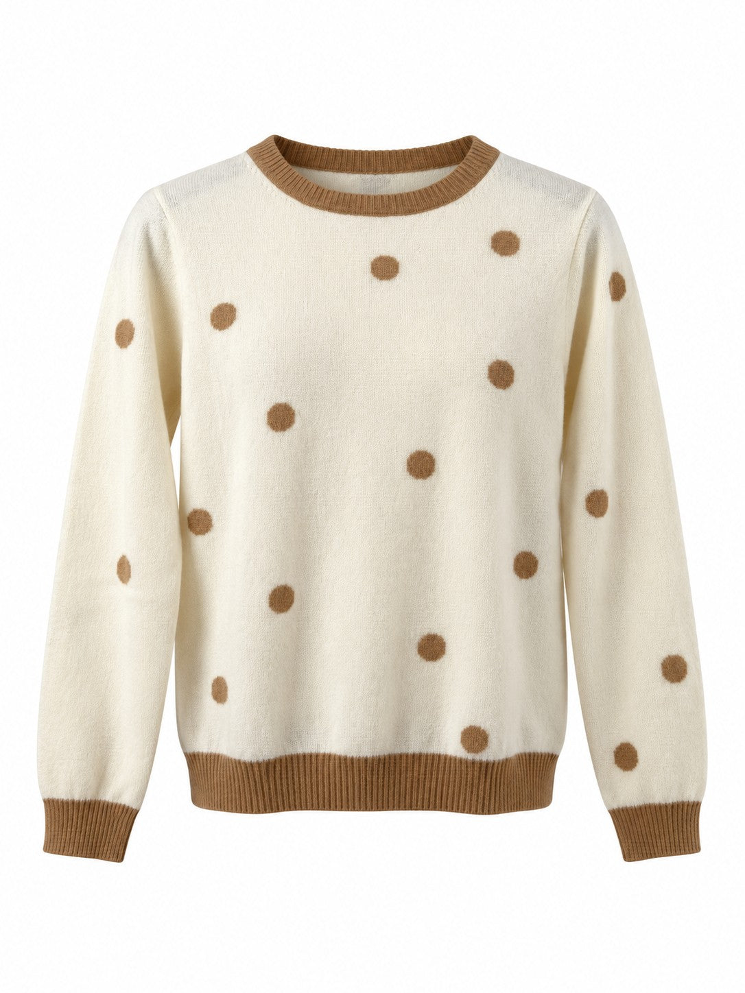 Maglioncino a Pois beige/panna
