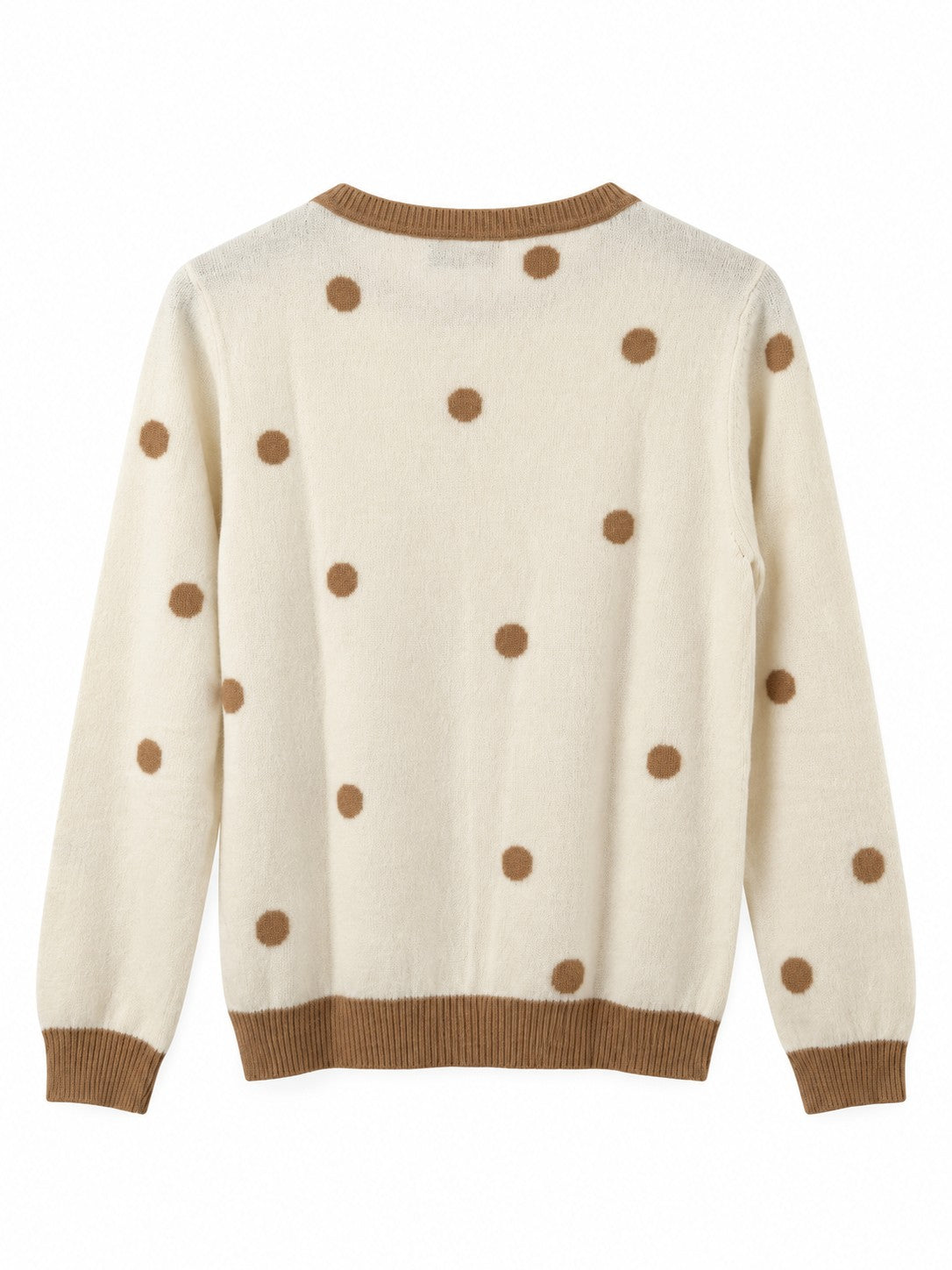 Maglioncino a Pois beige/panna