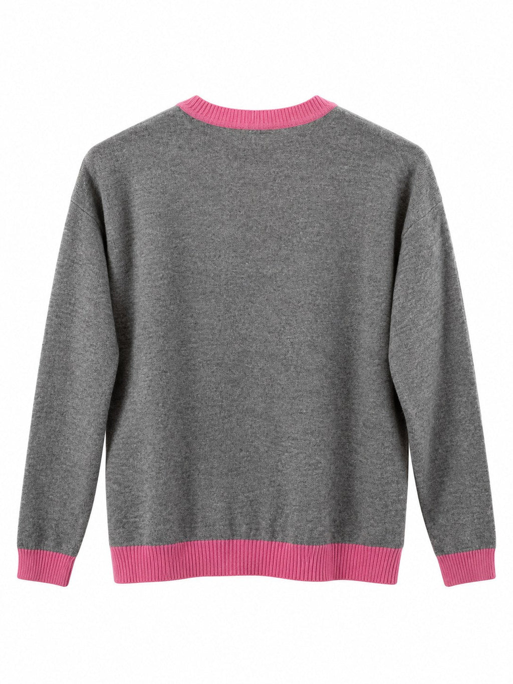 Maglione Snoopy Golf grigio/rosa — retro