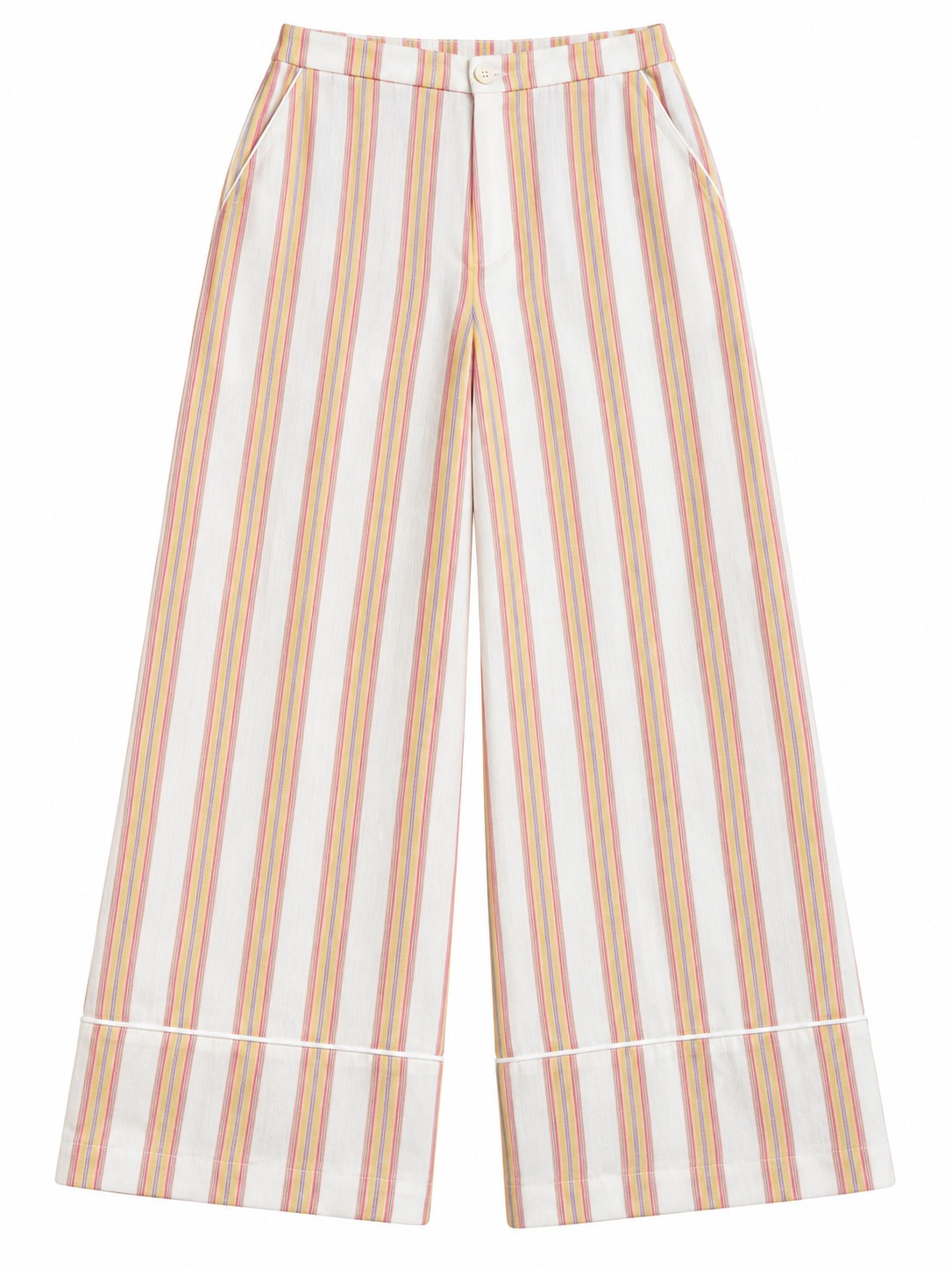 Pantalone a Righe Pesca