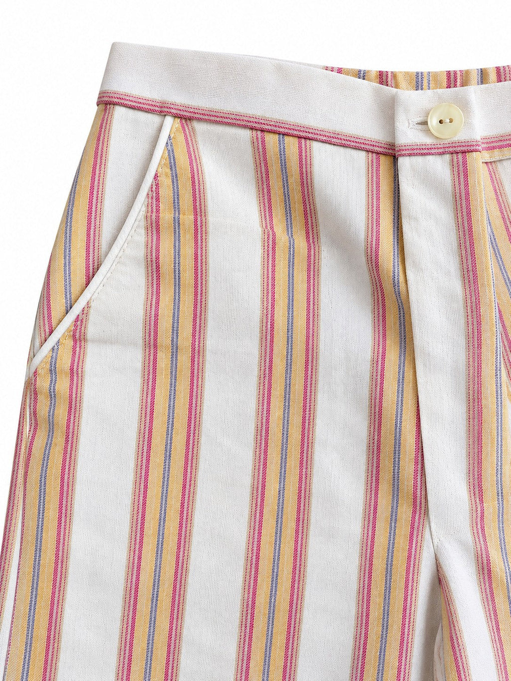 Pantalone a Righe Pesca