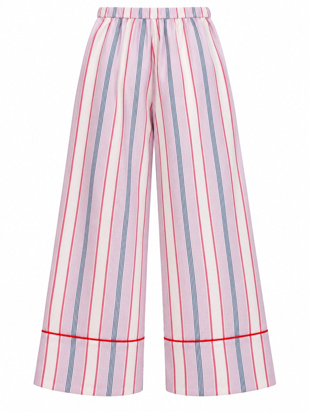 Pantalone a Righe Rosa