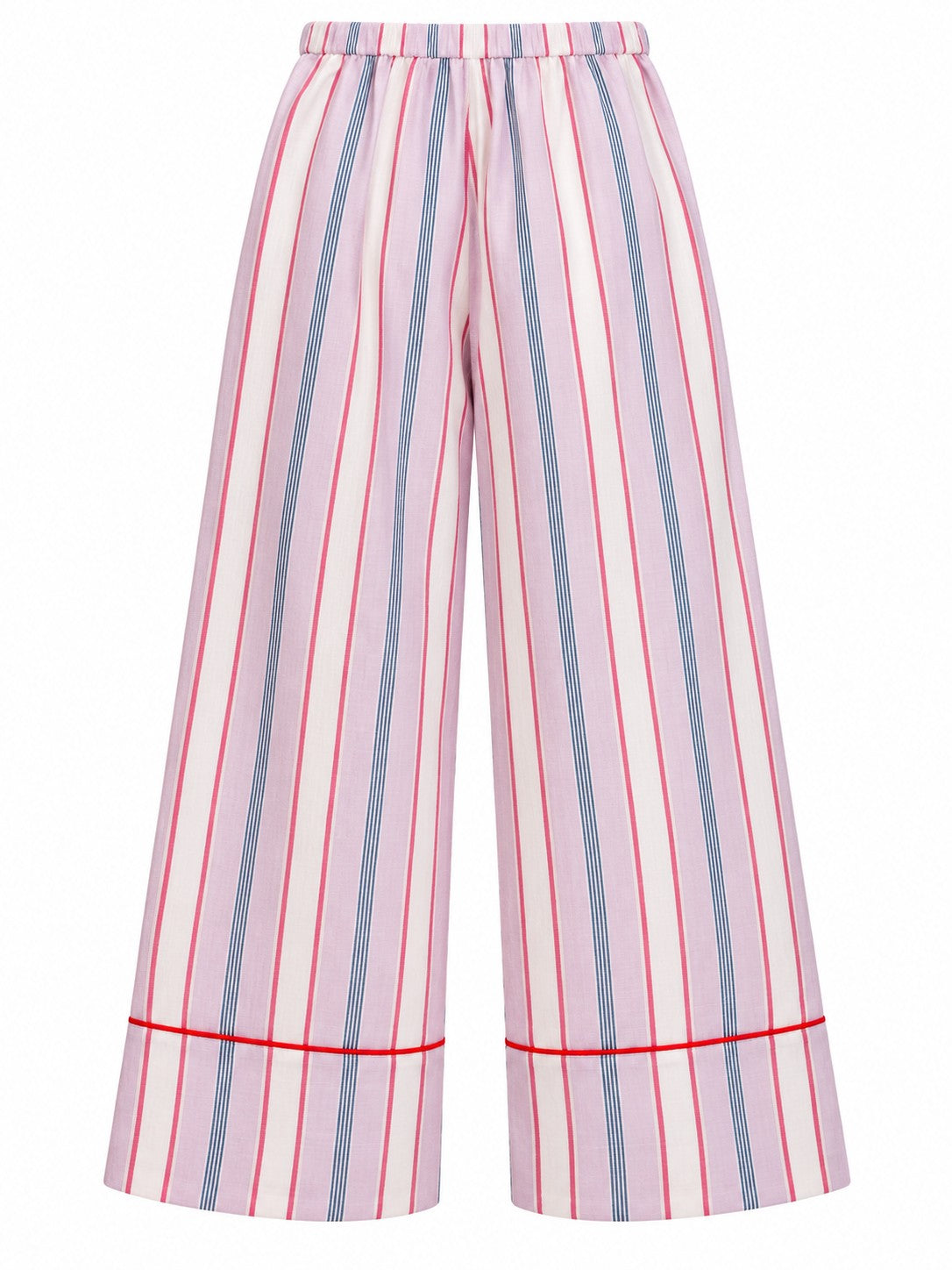 Pantalone a Righe Rosa