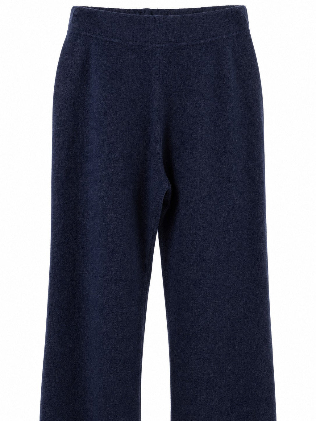 Pantalone in lana e cachemire blu