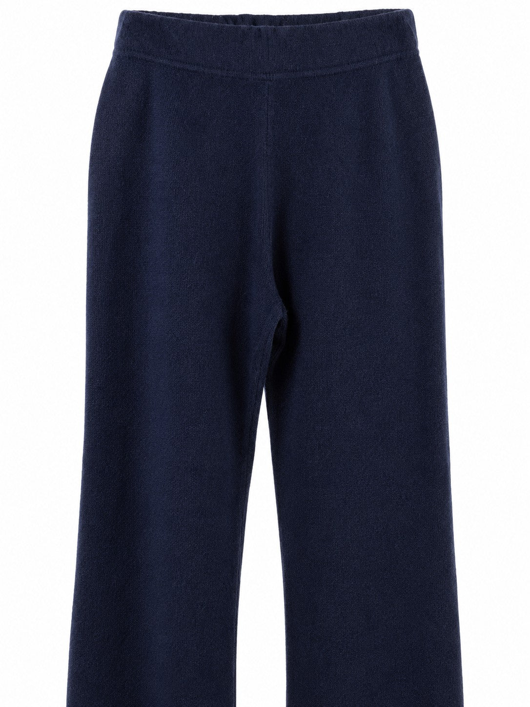 Pantalone in lana e cachemire blu