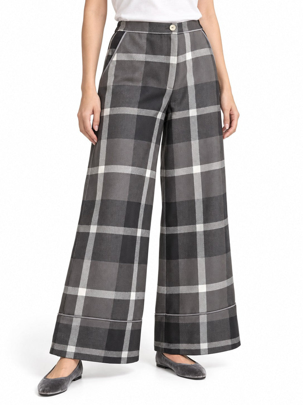 Pantalone Palazzo Antracite