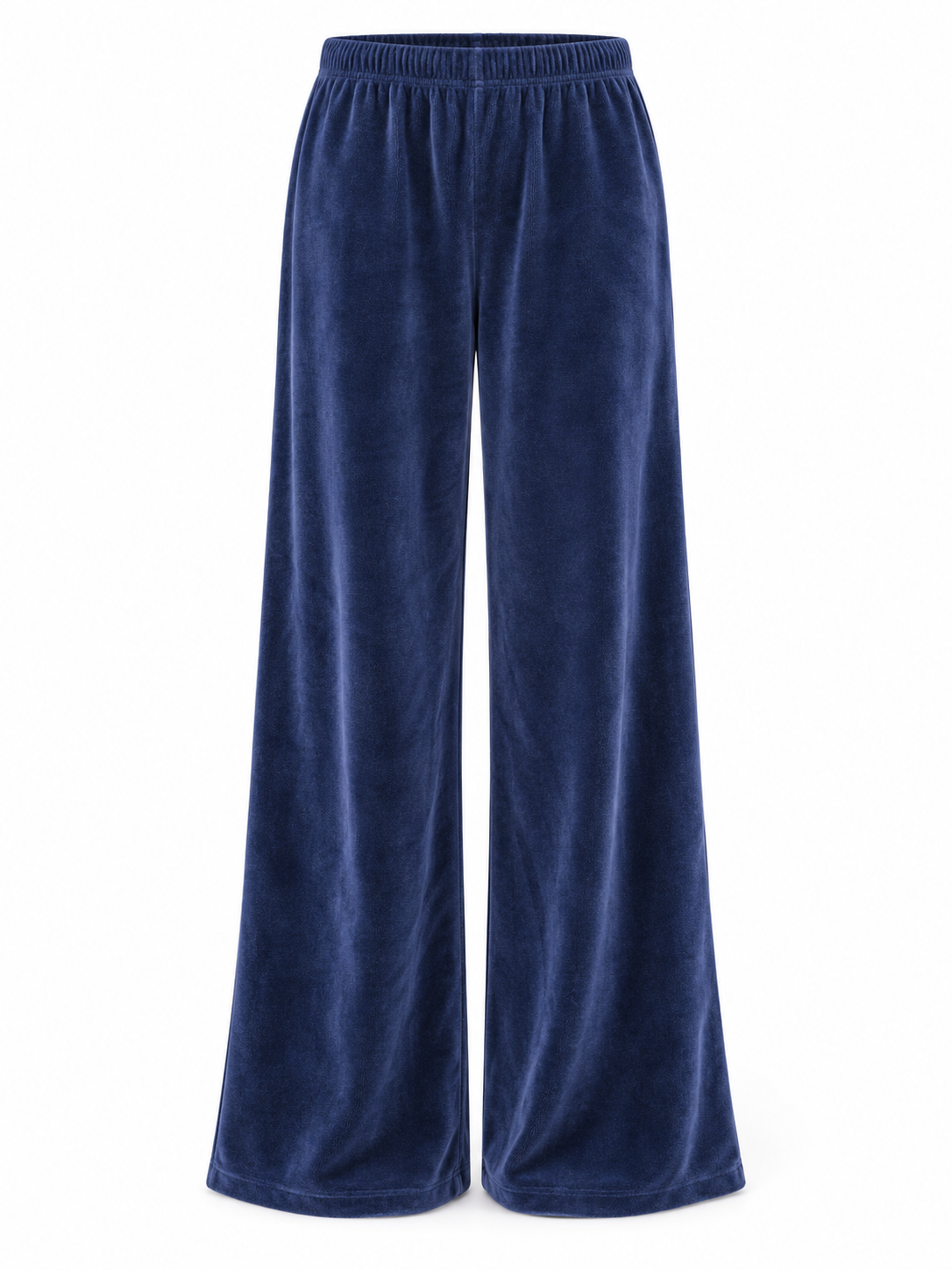 Pantaloni in velluto blu M/L