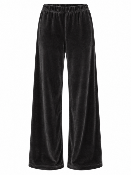 Pantaloni in velluto nero M/L