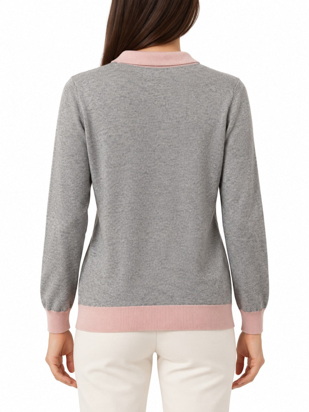 Le Polo del Forte grigio/rosa