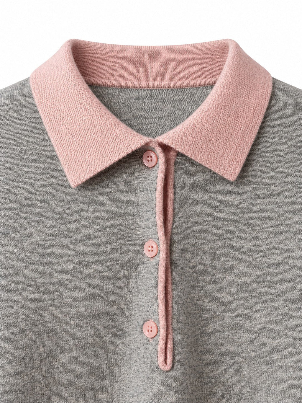 Le Polo del Forte grigio/rosa